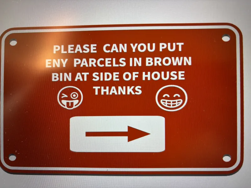 warning sign
