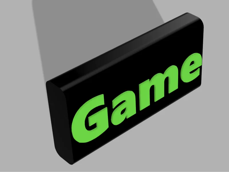 Game sign