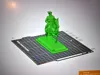 Comes with base so print can stand easier
