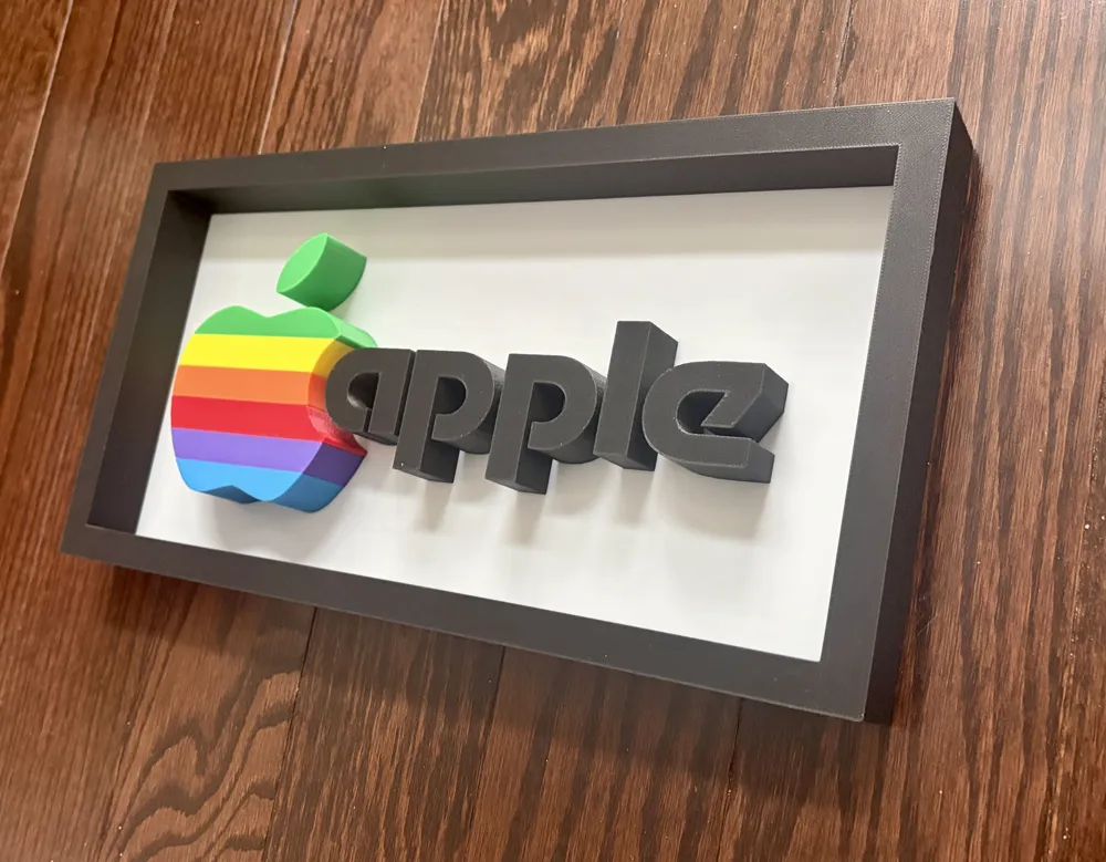 Apple Computer Shadow Box H2C VORTEK - Free 3D Print Model - MakerWorld