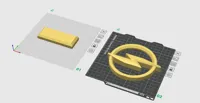 0.28mm layer, 2 walls, 15% infill LESS SUPPORTS