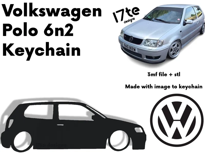 Volkswagen Polo 3 Facelift/6n2 Keychain 