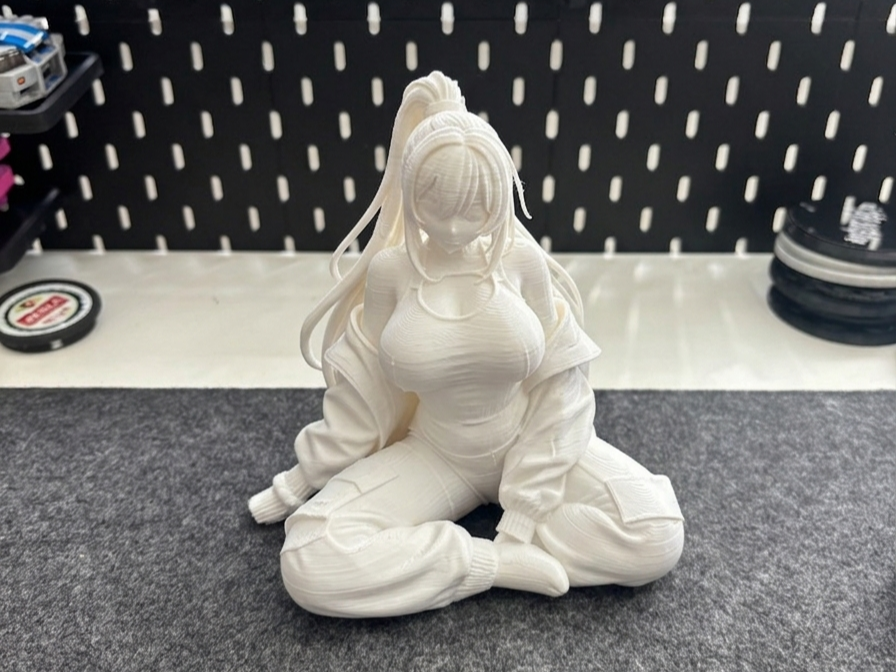 High Ponytail Tech-Girl | Streetwear Anime Figure