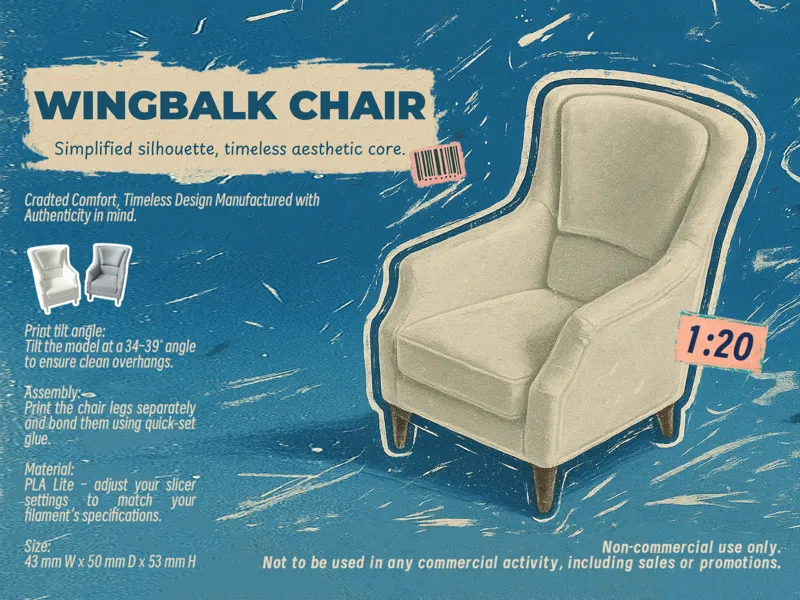 Sofa model (1:20 scale)