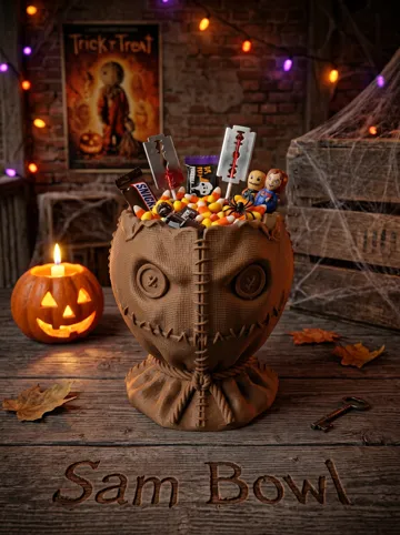Pieza para disfraz o exhibición: Sam Trick ’r Treat Halloween Candy Bow — vista de referencia 3