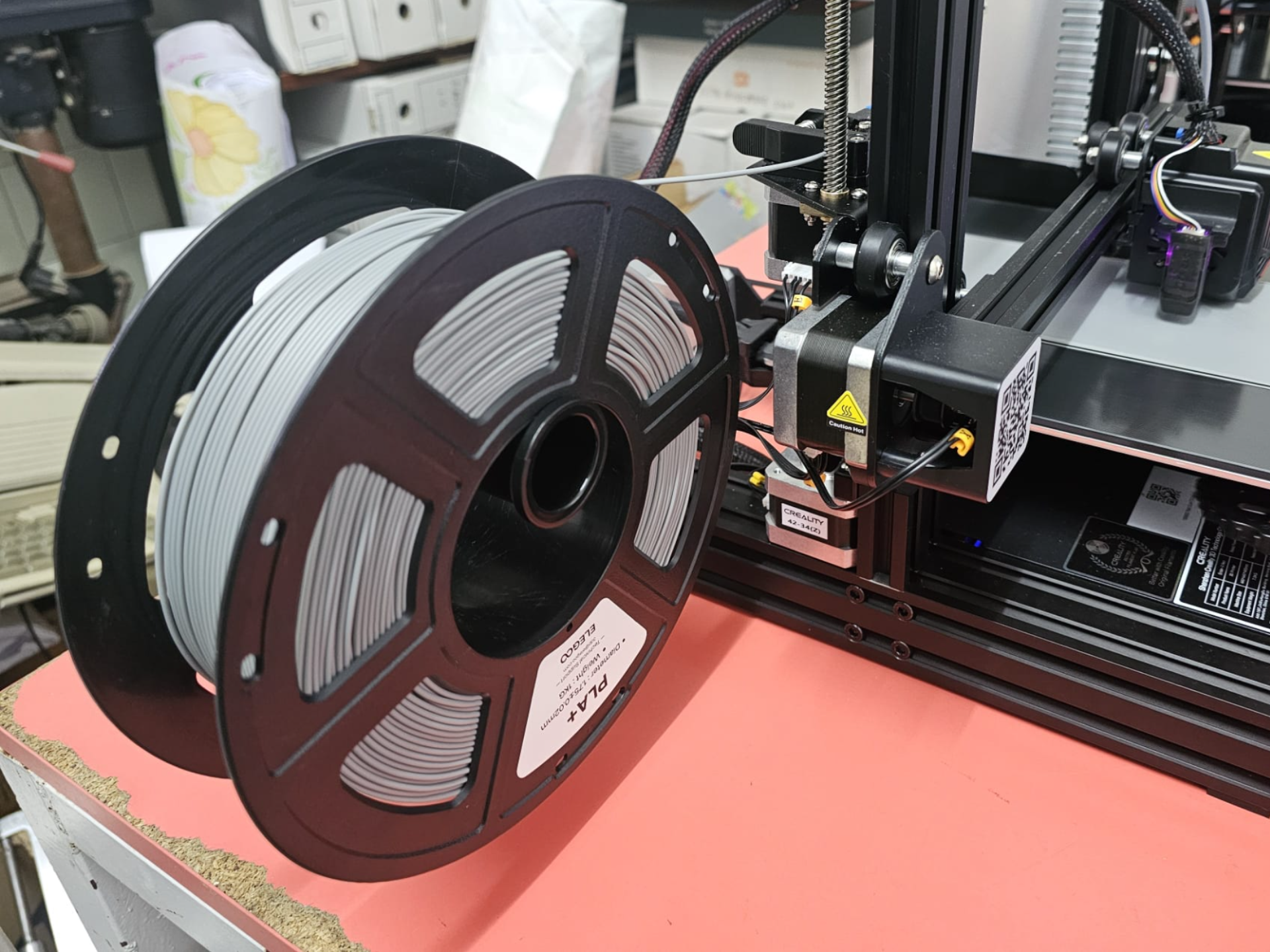 Modificador soporte bobina Ender-3