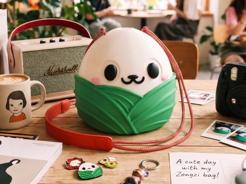 Cute Zongzi Shaped Mini Backpack V2.0