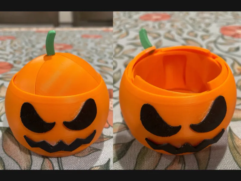 Iris Pumpkin Container