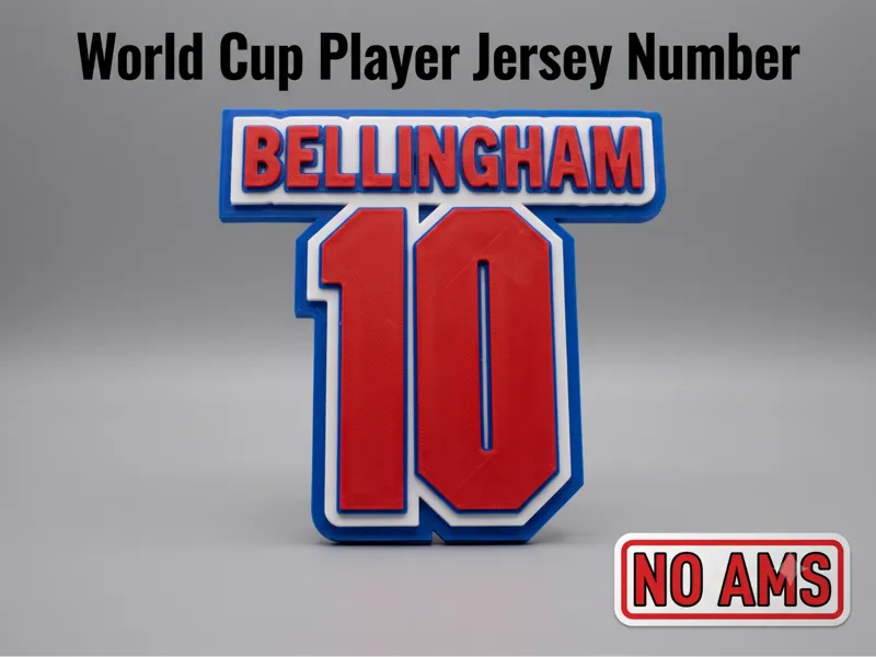 Bellingham World Cup Jersey number Magnet-NO AMS
