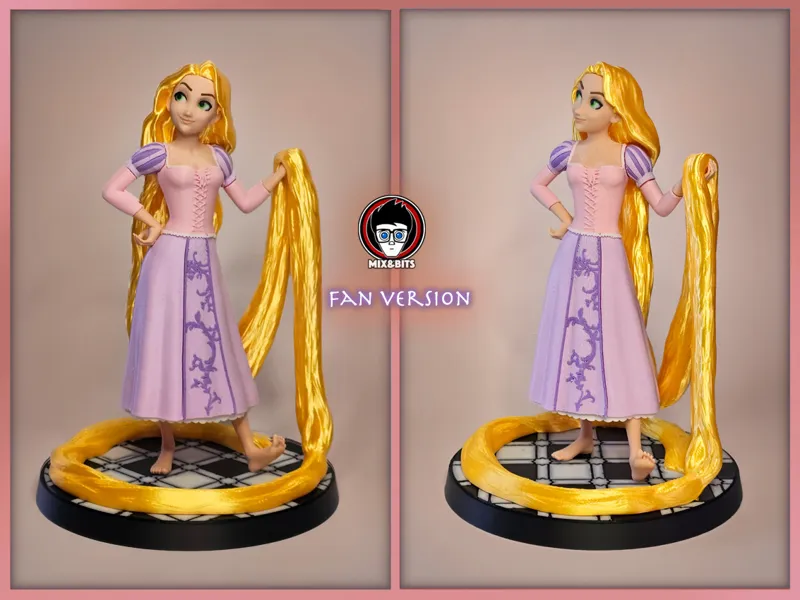 Thanks 24k! Rapunzel fanart (25,5 cm)