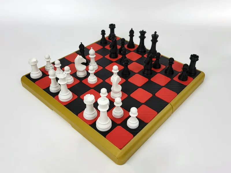 Magnetic Folding Chess Board V2