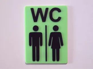 Panneau WC