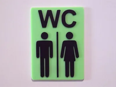 Toilet Sign
