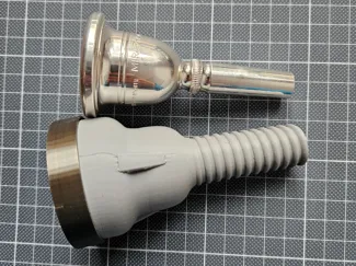Brass Mouthpiece Case