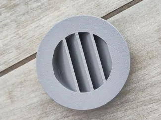 Grille de Ventilation pour Conduit PVC Ø80 mm