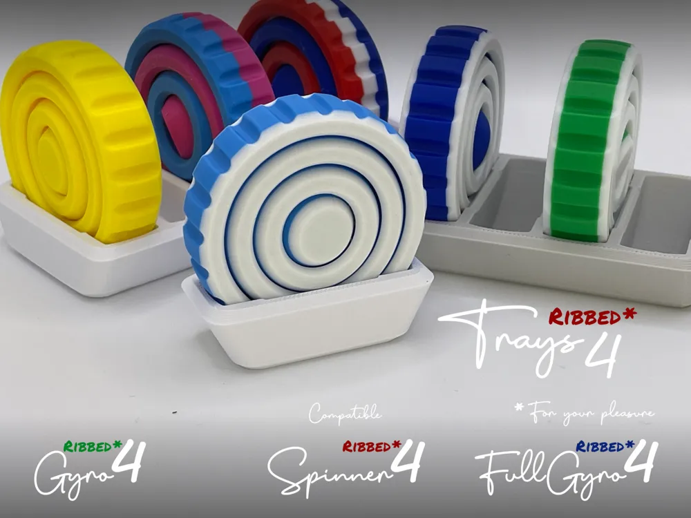 Ribbed Trays [Gyro, FullGyro & Spinner] [x1 - x10] by MalcTheOracle ...