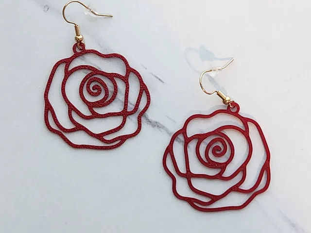 Rose Earrings