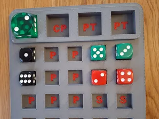 WH40k Dice Point Counting Tray