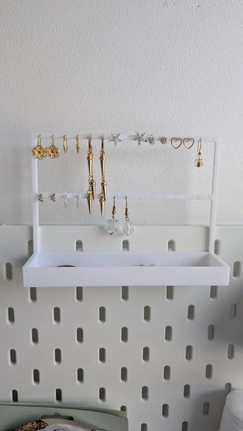 Ikea Skadis Earring Holder view 2