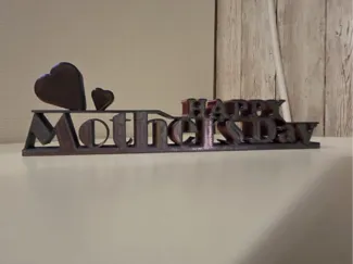 Elegant "Happy Mother's Day" Sign