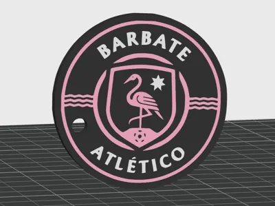 Barbate Atlético Keychain