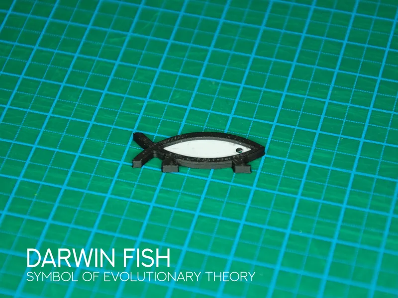 darwin fish - symbol of evolutionary theory