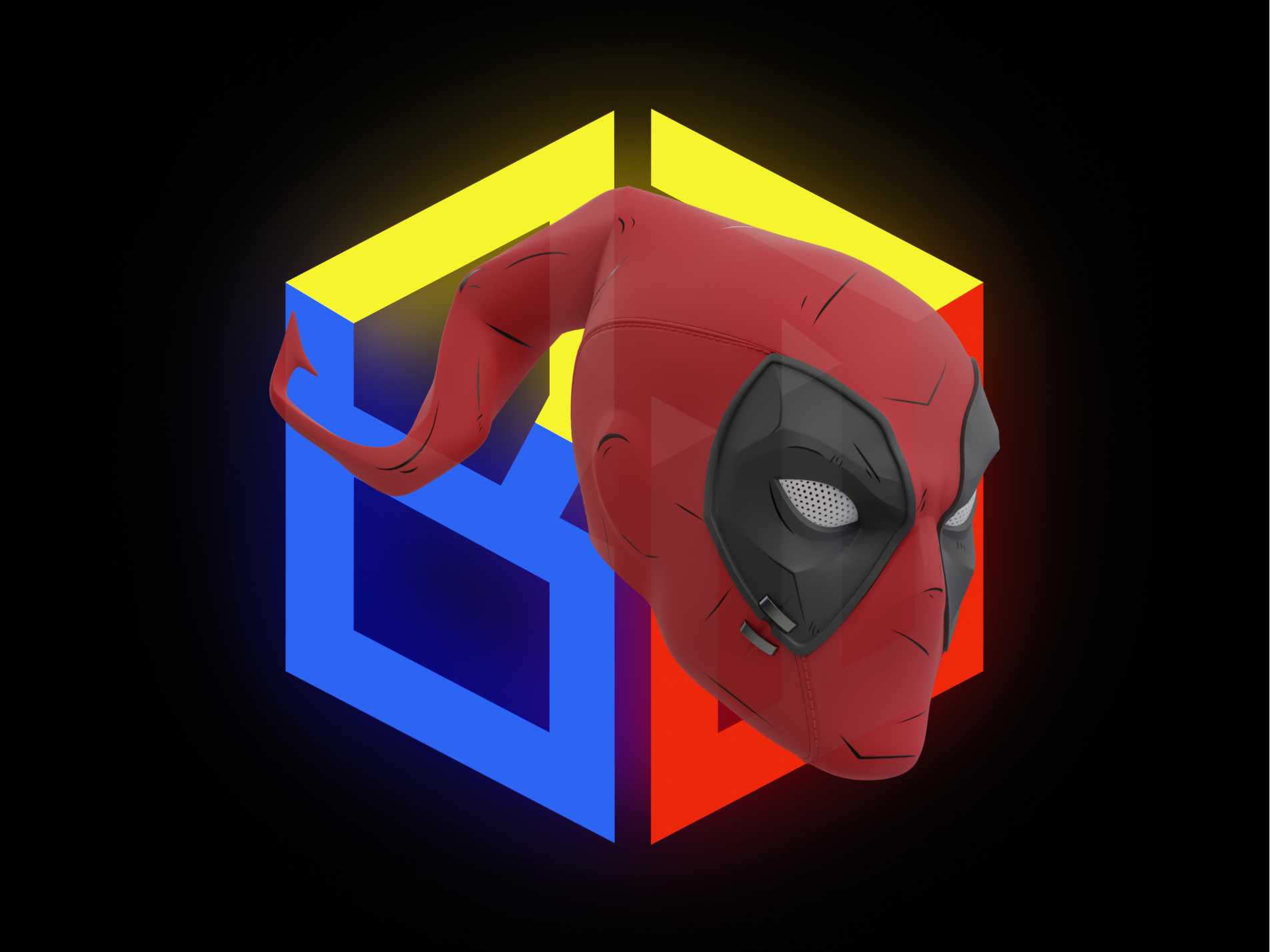 Deadpool Marvel Rivals Helmet