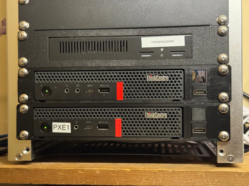 montage en rack 10 pouces pour lenovo tiny avec 2x keystone - Modèle d ...