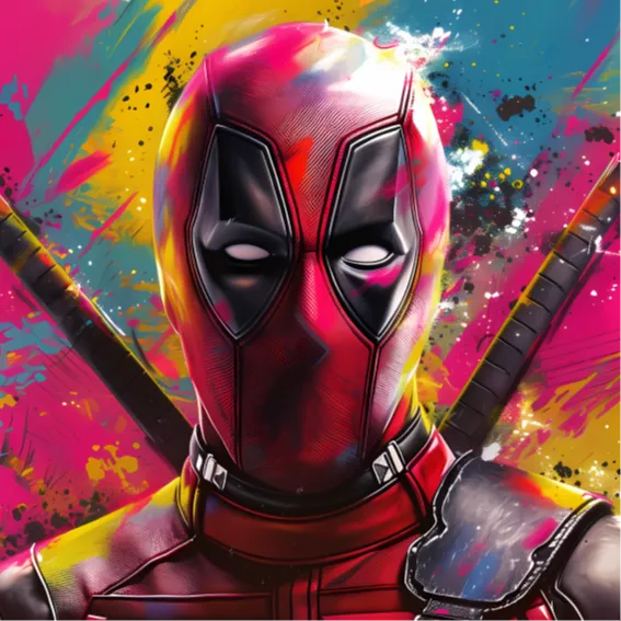 Deadpool Hueforge