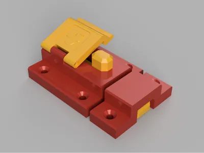 Solid Safty Latch Closure