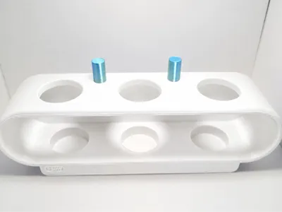 Holder for 3 electric toothbrushes