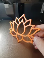 Pochoir lotus — photo 3