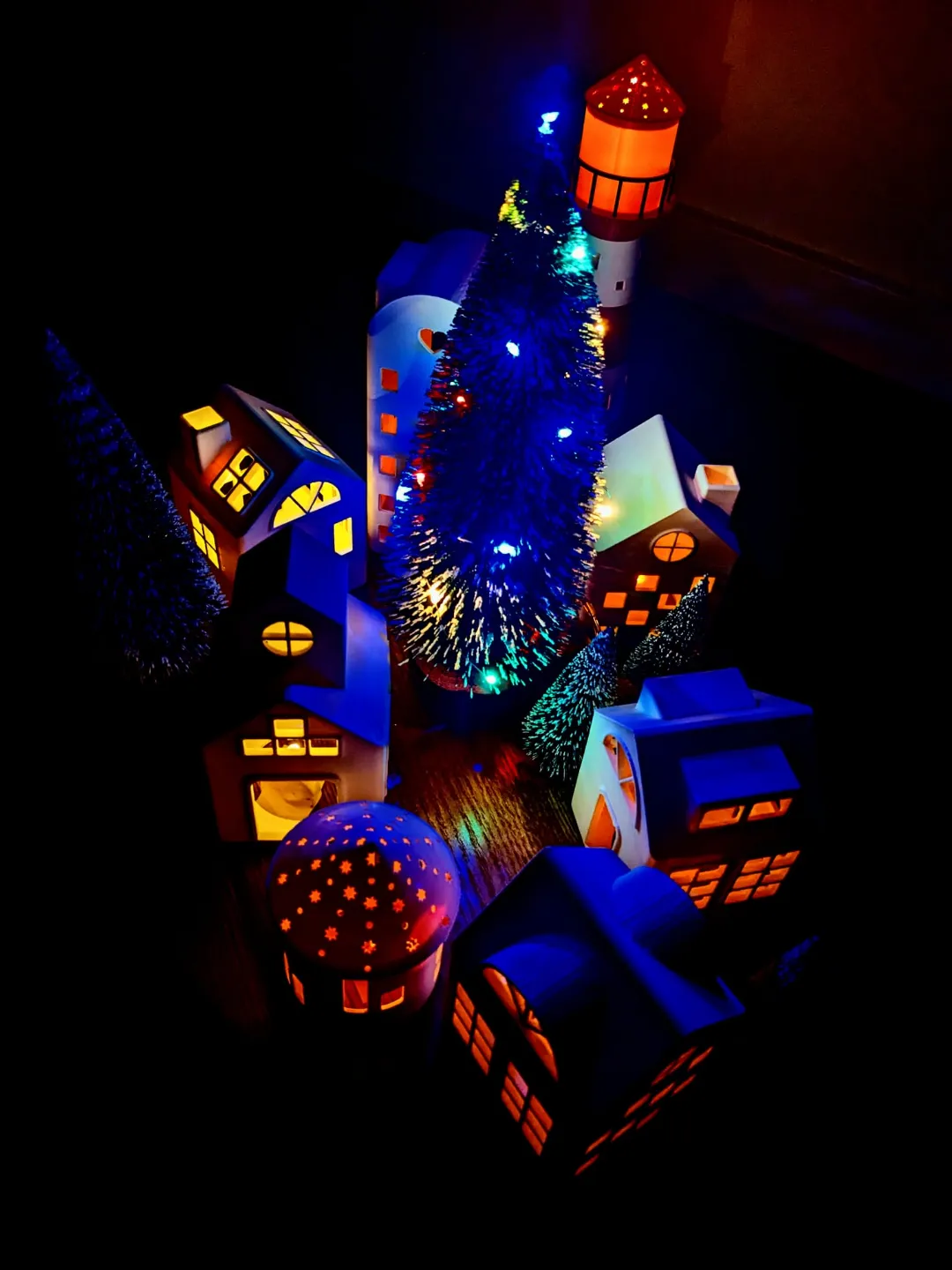 Christmas town houses (no support) view 4