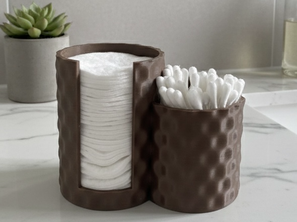 Make up Organizer Cotton Pads Q-Tip Holder Bath