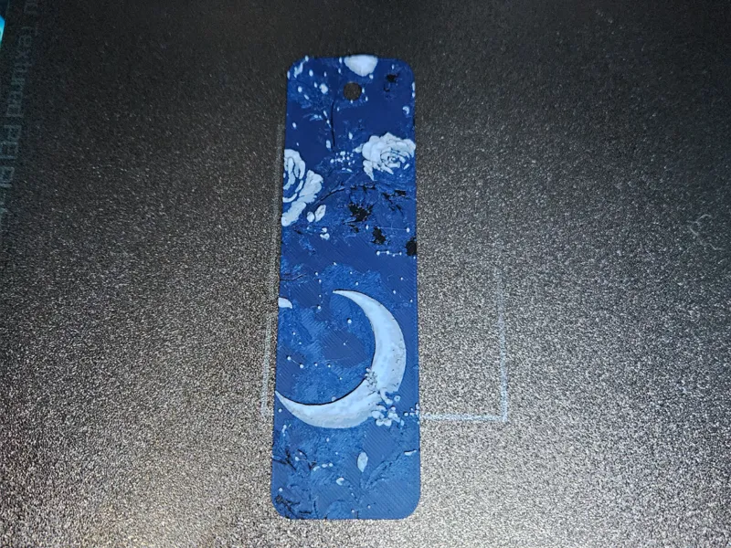 Moonflower Dreams Bookmark - Floral Reading Accent