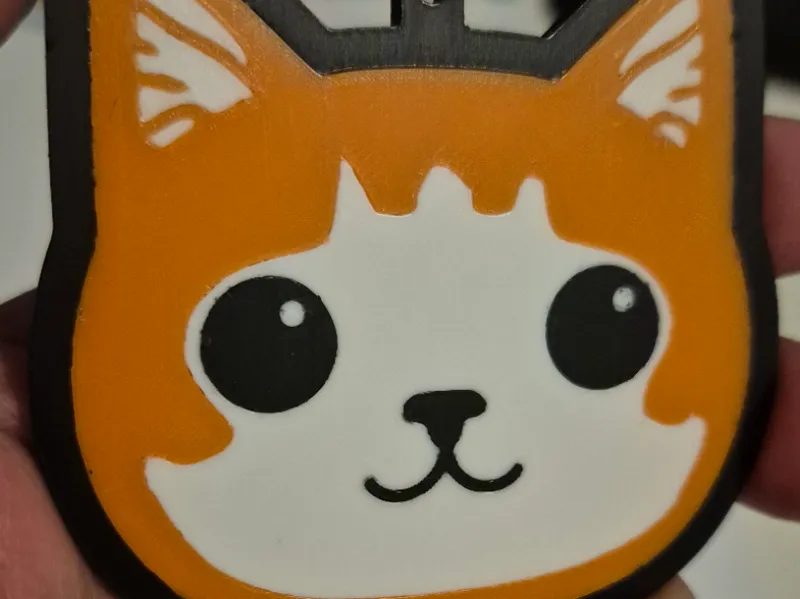 Cute Cat Keyring
