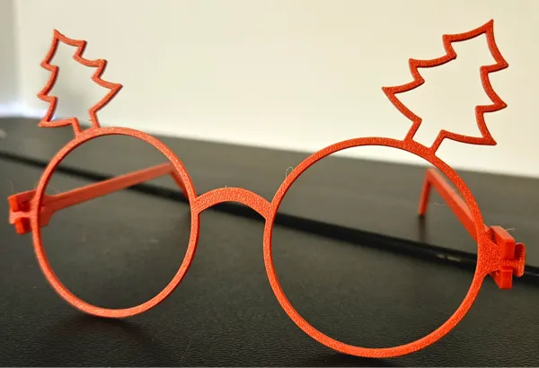 Lunettes pour fête de Noël
