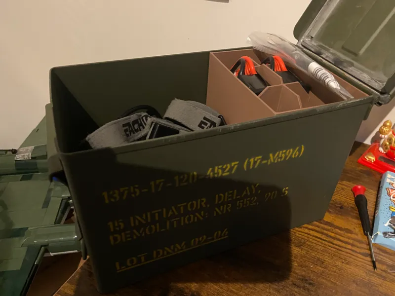 ammobox devider for fpv/rc