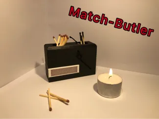"Match-Butler" Streichholzspender