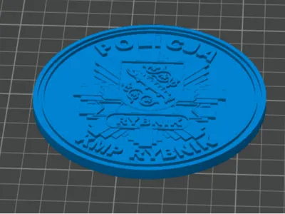 KMP Rybnik Police Emblem – 3D coin