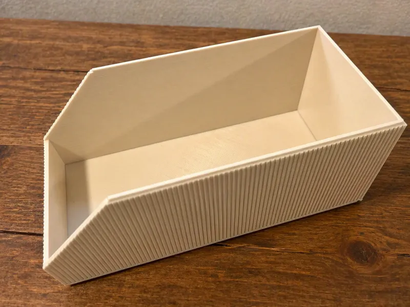 Stackable Parametric Open-Front Storage Bin