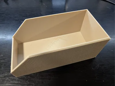 Stackable Parametric Open-Front Storage Bin