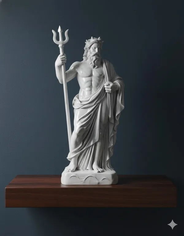 Statue de Poséidon, dieu des mers