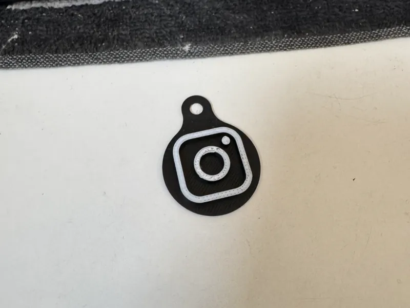 INSTAGRAM NFC TAG KEYCHAIN