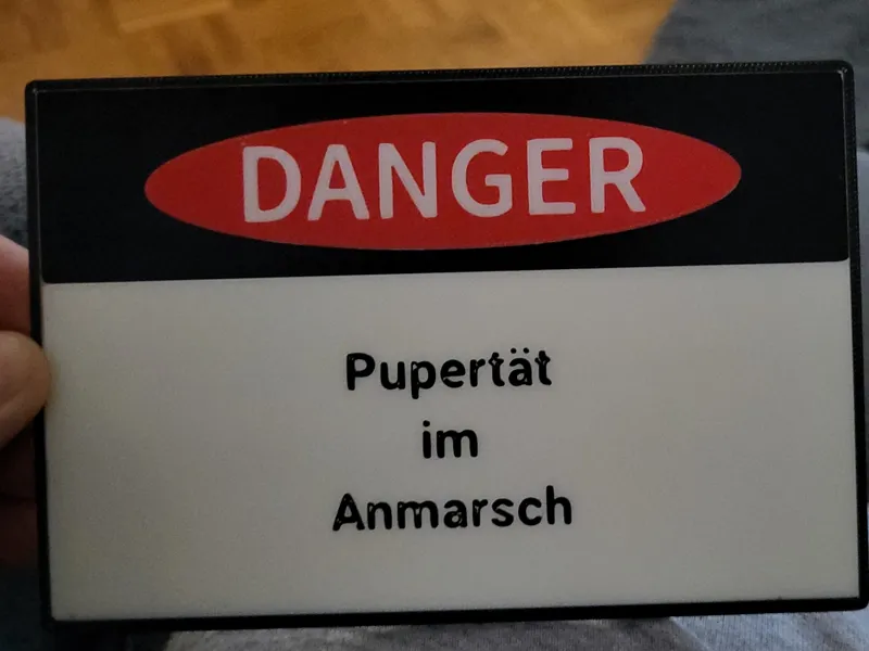 Danger Pubertät im Anmarsch