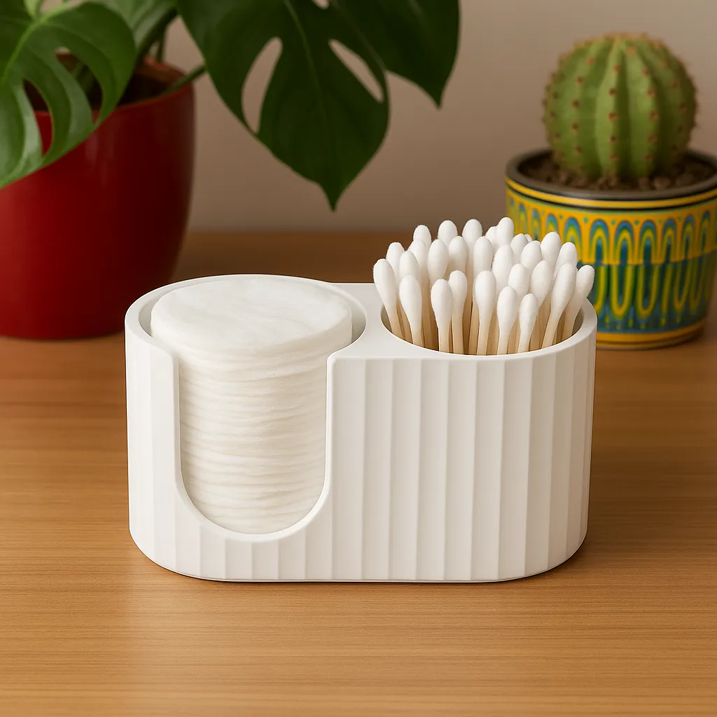 Q tips & Washing pads holder view 2