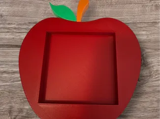 Apple-Shaped Post-It Note Holder