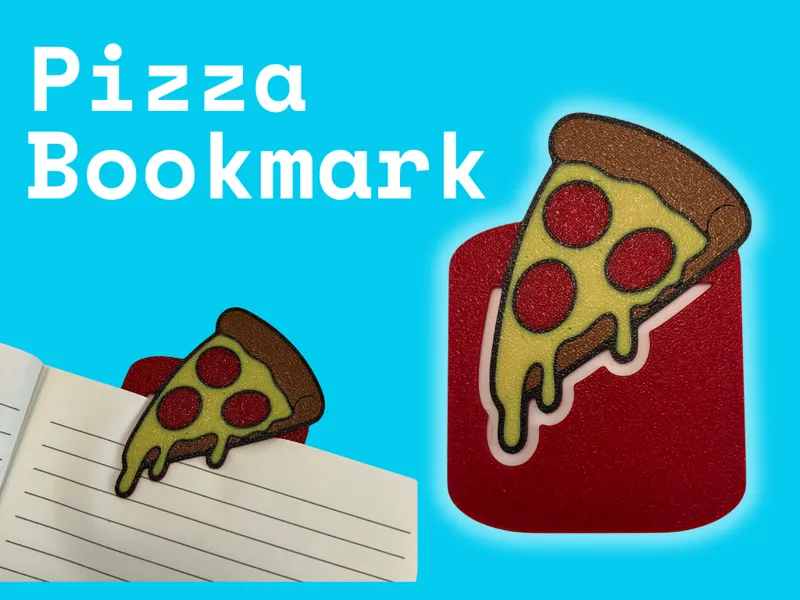 Pizza Slice Bookmark