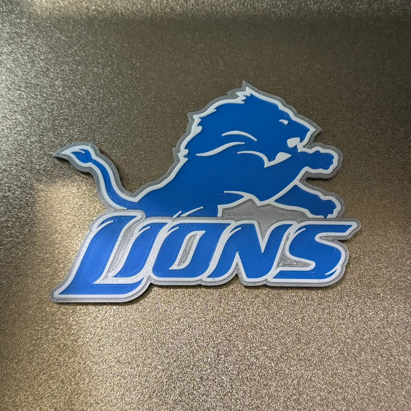 NFL Detroit Lions Embossed Decoration Magnet 