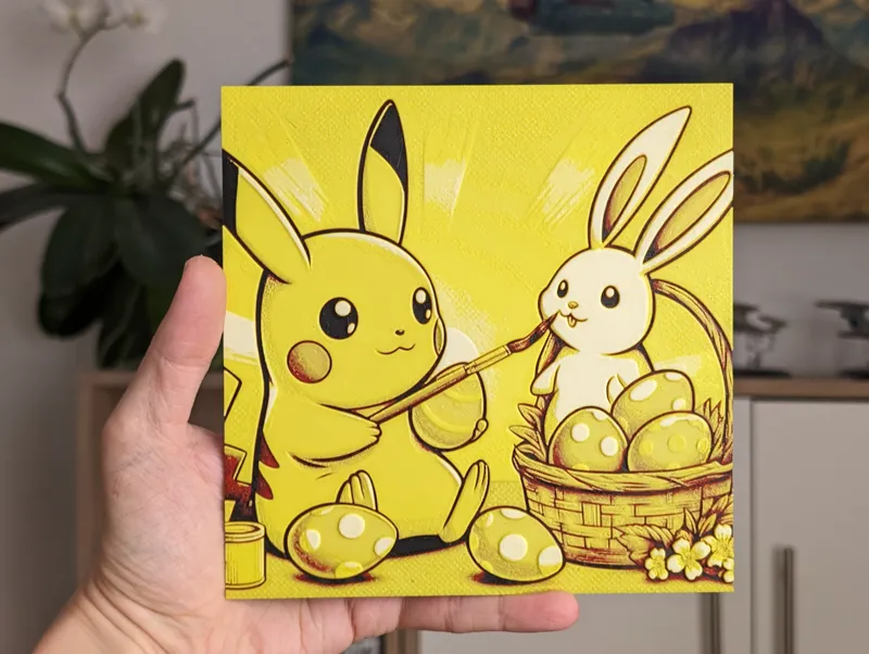 Hueforge Pikachu: Easter Eggstraordinaire!